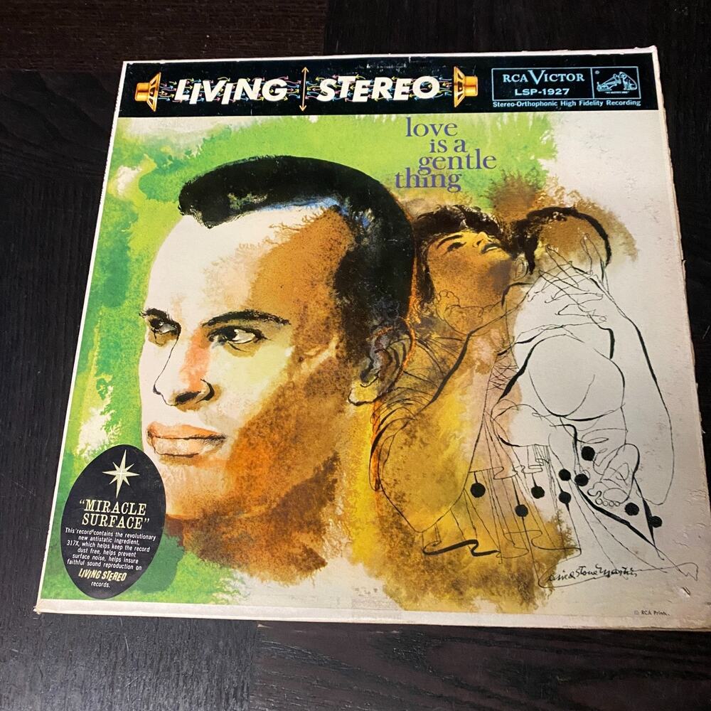 Harry Belafonte Love Is A Gentle Thing LP Vinyl Album Record Pop Folk, World